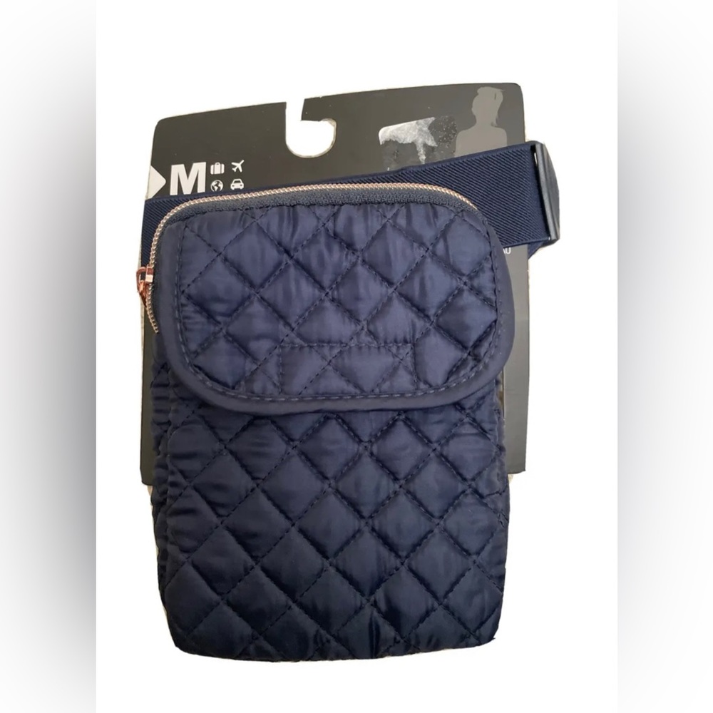 My Tagalong Quilted Travel Case / Walking Bag Navy Blue